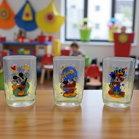 Vintage Walt Disney World-McDonald's Micky Celebration 2000 Tumblers - Picture 1 of 9